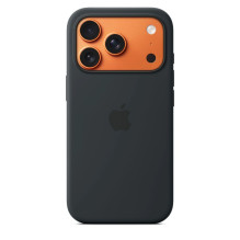 Apple - iPhone 17 Pro Silicone Case with MagSafe - Black ,