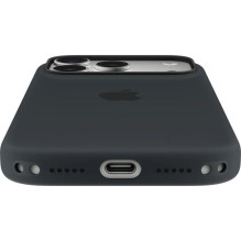„Apple“ – „iPhone 17 Pro“ silikoninis dėklas su „MagSafe“ – juodas,