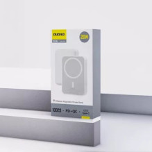 „Dudao“ belaidė išorinė baterija „K26“, magnetinė, 10000 mAh, 20 W, maks., TYPE-C, balta