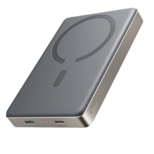 Joyroom JR-PBM08 Pro Power Bank 10000mAh 22.5W with Wireless Charging Titanium Gray