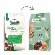 BOSCH Sanabelle Sensitive sausas kačių ėdalas su vištiena, 2 kg BOSCH Sanabelle Sensitive sausas kačių ėdalas su vištiena, 2 kg