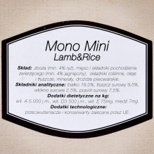 Bosch Mono Mini ėrienos ir ryžių mėsa 0,9 kg Bosch Mono Mini ėrienos ir ryžių mėsa 0,9 kg
