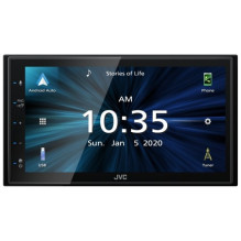 JVC KW-M560BT automobilio medijos imtuvas, juodas, 200 W, „Bluetooth“