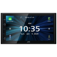 JVC KW-M560BT automobilio medijos imtuvas, juodas, 200 W, „Bluetooth“