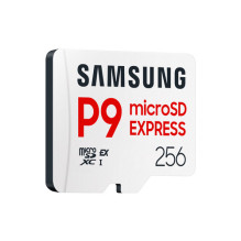 Samsung P9 Express 256 GB microSDXC (balta, PCIe Gen3.0x1, NVMe 1.3, SD 7.1, UHS-I)