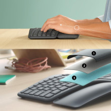 KEYBOARD WRL ERGO K960 US / BLACK 920-010108 LOGITECH