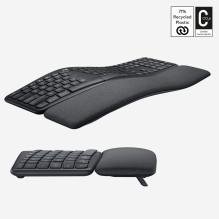 KEYBOARD WRL ERGO K960 US / BLACK 920-010108 LOGITECH