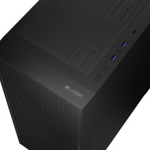 Kompiuterio Korpusas - Logic DART PRO SOLID MIDI USB-C ATX 15.5cm CPU Aušintuvas 34cm GPU Juodas Kompiuterio Korpusas - Logic DART PRO SOLID MIDI USB-C ATX 15.5cm CPU Aušintuvas 34cm GPU Juodas