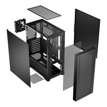 Kompiuterio Korpusas - Logic DART PRO SOLID MIDI USB-C ATX 15.5cm CPU Aušintuvas 34cm GPU Juodas Kompiuterio Korpusas - Logic DART PRO SOLID MIDI USB-C ATX 15.5cm CPU Aušintuvas 34cm GPU Juodas