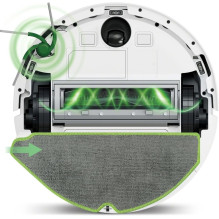 Robotas Siurblys - iRobot Roomba 115 Combo LiDAR Šluostantis Baltas