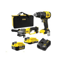 Elektrinių Įrankių Rinkinys - STANLEY SFMCK208MDS-QW 18 V Gręžtuvas-Suktuvas Ir Kampinis Šlifuoklis, 2 Baterijos Elektrinių Įrankių Rinkinys - STANLEY SFMCK208MDS-QW 18 V Gręžtuvas-Suktuvas Ir Kampinis Šlifuoklis, 2 Baterijos