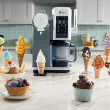 Ninja CREAMi Soft serve ice cream maker 0.47 L 800 W Grey, Silver Ninja CREAMi Soft serve ice cream maker 0.47 L 800 W Grey, Silver