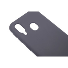 Evelatus Samsung Galaxy A40 Nano silikoninis dėklas, minkštas lietimui, TPU, juodas