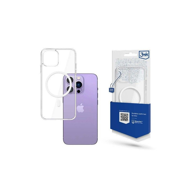 3MK Apple iPhone 14 Pro MagSafe Case Transparent