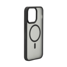 „Evelatus Apple iPhone 13 Pro Max“ hibridinis dėklas su „MagSafe PC+TPU“ ir juodu dangteliu