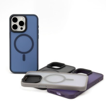 „Evelatus Apple iPhone 13 Pro Max“ hibridinis dėklas su „MagSafe PC+TPU“ ir juodu dangteliu