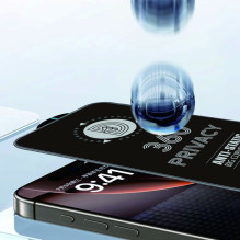 TFO - grūdintas stiklas, apsaugantis nuo „Privacy 360“, skirtas „iPhone 17 Pro Max“. TFO - grūdintas stiklas, apsaugantis nuo „Privacy 360“, skirtas „iPhone 17 Pro Max“.