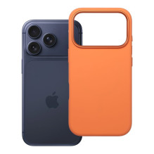 Case for iPhone 17 Pro / 18 Pro (low camera edge) Forcell F-Protect Frame Premium compatible with Magsafe orange