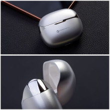 Forcell F-Audio Pulse Air ENC Wireless In-Ear TWS Earbuds silver Forcell F-Audio Pulse Air ENC Wireless In-Ear TWS Earbuds silver