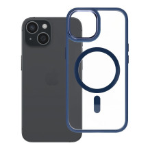 ROAR case MAG BUMPER compatible with MagSafe for IPHONE 15 navy blue