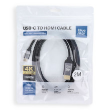 Cable USB C to HDMI Blue...