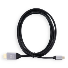Cable USB C–HDMI Blue Star 4K 60Hz – didelės spartos, HDR, ARC, Ethernet, AWM, 2m juodas Cable USB C–HDMI Blue Star 4K 60Hz – didelės spartos, HDR, ARC, Ethernet, AWM, 2m juodas