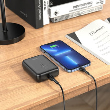 Powerbank Hoco 5000 mAh 2A J96 black Powerbank Hoco 5000 mAh 2A J96 black