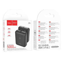Powerbank Hoco 5000 mAh 2A J96 black Powerbank Hoco 5000 mAh 2A J96 black