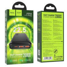 Powerbank Hoco 20000 mAh QC PD 3A 22,5W J101A black Powerbank Hoco 20000 mAh QC PD 3A 22,5W J101A black