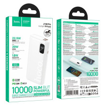 Powerbank Hoco 10000 mAh QC PD 2A 22,5W J158 Pro white Powerbank Hoco 10000 mAh QC PD 2A 22,5W J158 Pro white