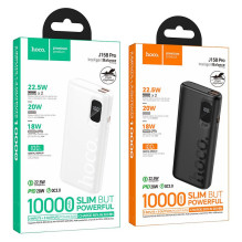 Powerbank Hoco 10000 mAh QC PD 2A 22,5W J158 Pro white Powerbank Hoco 10000 mAh QC PD 2A 22,5W J158 Pro white