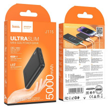 HOCO powerbank 5000 mAh 2A J115 black HOCO powerbank 5000 mAh 2A J115 black