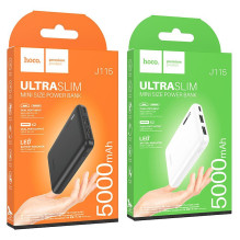 HOCO powerbank 5000 mAh 2A J115 black HOCO powerbank 5000 mAh 2A J115 black