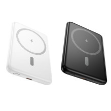 Powerbank compatible with MagSafe Hoco 5000 mAh QC PD 2A 20W ultra-thin J140A black Powerbank compatible with MagSafe Hoco 5000 mAh QC PD 2A 20W ultra-thin J140A black