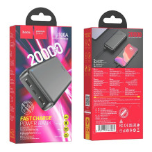 Powerbank Hoco 20000 mAh 2,1A J100A black Powerbank Hoco 20000 mAh 2,1A J100A black