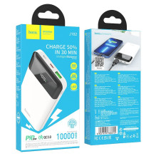 Powerbank Hoco 10000 mAh QC3.0 PD 3A 20W J102 white Powerbank Hoco 10000 mAh QC3.0 PD 3A 20W J102 white