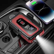 Powerbank Hoco 10000 mAh 2,4A 18W with a car jump-start function QS3 black Powerbank Hoco 10000 mAh 2,4A 18W with a car jump-start function QS3 black