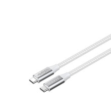 Havit CB6290 - USB Type C to USB Type C cable, 1 m (white / grey) Havit CB6290 - USB Type C to USB Type C cable, 1 m (white / grey)