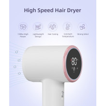 SL-B365 Hair Dryer 1300W with LED / 2 airflow speeds / 5 temp set White