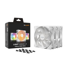 be quiet! Light Wings LX PWM Lüfter 120mm 3er Pack White be quiet! Light Wings LX PWM Lüfter 120mm 3er Pack White