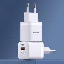 Dudao Wall charger GaN 33W PPS USB C / USB Dudao A13Pro - white Dudao Wall charger GaN 33W PPS USB C / USB Dudao A13Pro - white