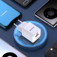Dudao Wall charger GaN 33W PPS USB C / USB Dudao A13Pro - white Dudao Wall charger GaN 33W PPS USB C / USB Dudao A13Pro - white