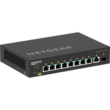 Switch - NETGEAR 8x1G PoE+ 110W 1x1G and 1xSFP Managed Switch