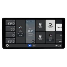 Shelly Display X2i 6.95" Wi-Fi Bluetooth Smart Home Control Panel, Silver