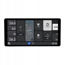 Shelly Display X2i 6.95" Wi-Fi Bluetooth Smart Home Control Panel, Black Shelly Display X2i 6.95" Wi-Fi Bluetooth Smart Home Control Panel, Black