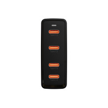 Wall charger USB-Cx4 PD 100W GAN black Wall charger USB-Cx4 PD 100W GAN black