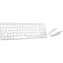 Esperanza EK122W klaviatūra RF belaidė QWERTY balta Esperanza EK122W klaviatūra RF belaidė QWERTY balta