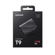 Išorinis SSD diskas Samsung T9 1TB Black (MU-PG1T0B / EU) Išorinis SSD diskas Samsung T9 1TB Black (MU-PG1T0B / EU)
