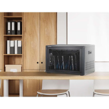 Manhattan Laptop Charging Cabinet Desktop (or trolley) via USB-C 65W 16" 12-bay, Suitable for USB-C laptops (to 16& Manhattan Laptop Charging Cabinet Desktop (or trolley) via USB-C 65W 16" 12-bay, Suitable for USB-C laptops (to 16&