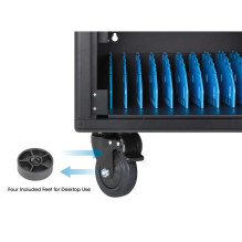 Manhattan Laptop Charging Cabinet Desktop (or trolley) via USB-C 65W 16" 12-bay, Suitable for USB-C laptops (to 16& Manhattan Laptop Charging Cabinet Desktop (or trolley) via USB-C 65W 16" 12-bay, Suitable for USB-C laptops (to 16&